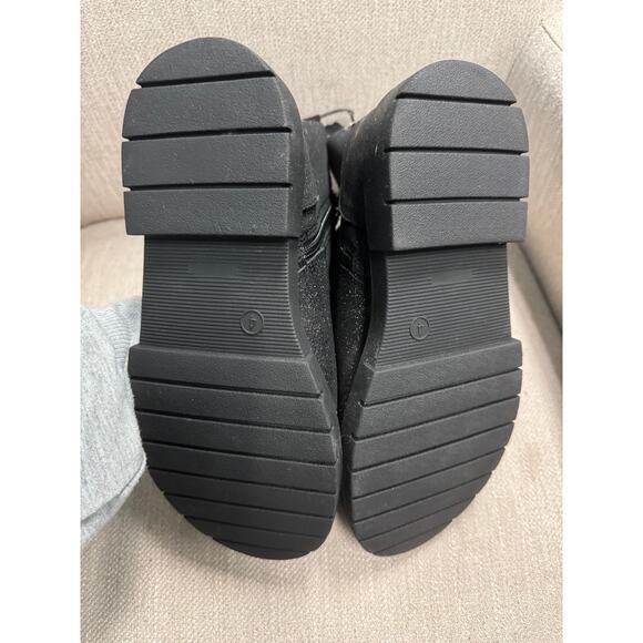 NWT Girls Art Class Black Sparkly Priyanka Zipper Booties - Size 4 - Picture 4 of 4